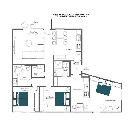 Twin Peak At Nevada Prime Zermatt